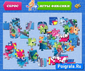 Картинка к игре Пазл Сима и Нолик